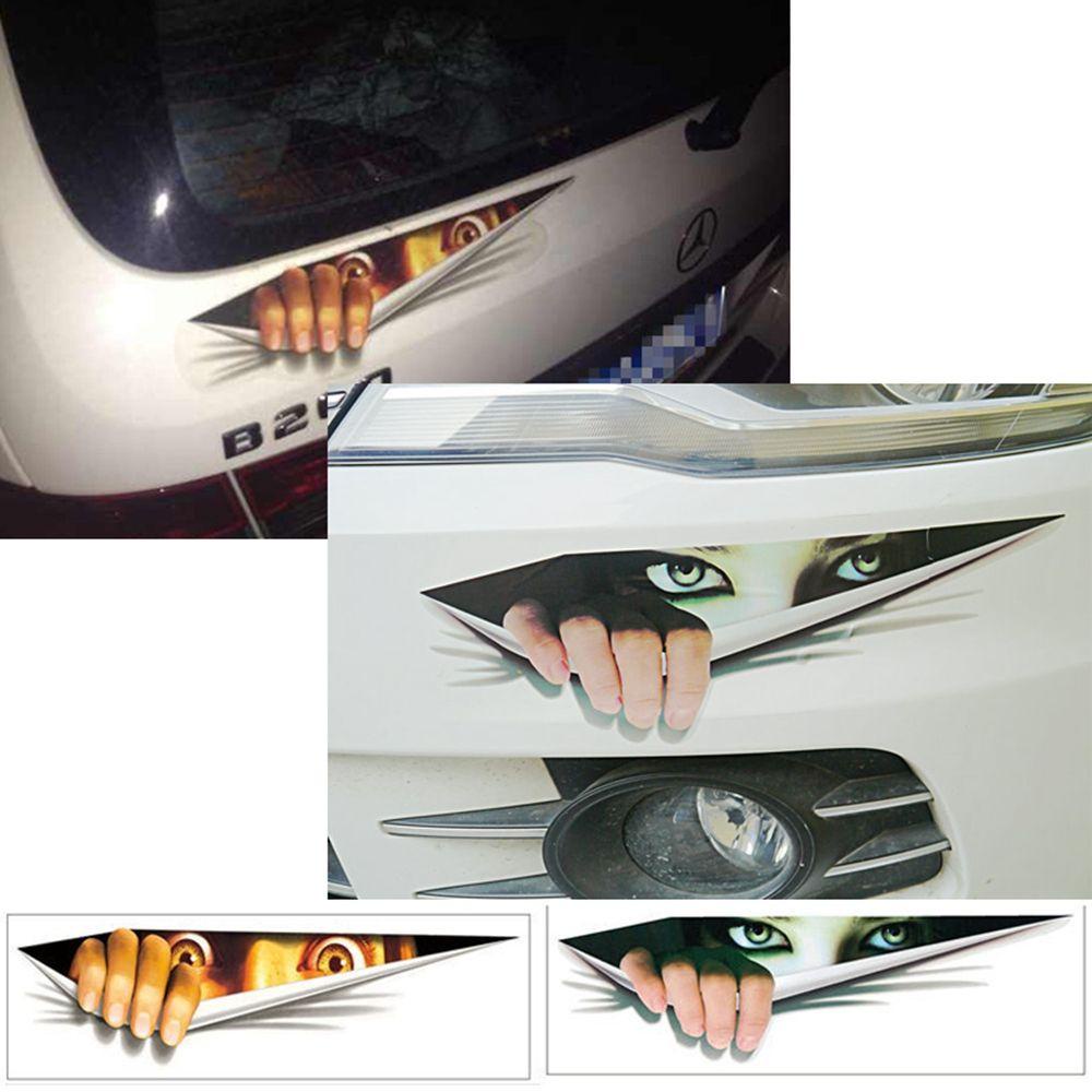 Populer Stiker Mobil 3D New Auto Decor Stereoskopik Anti Air