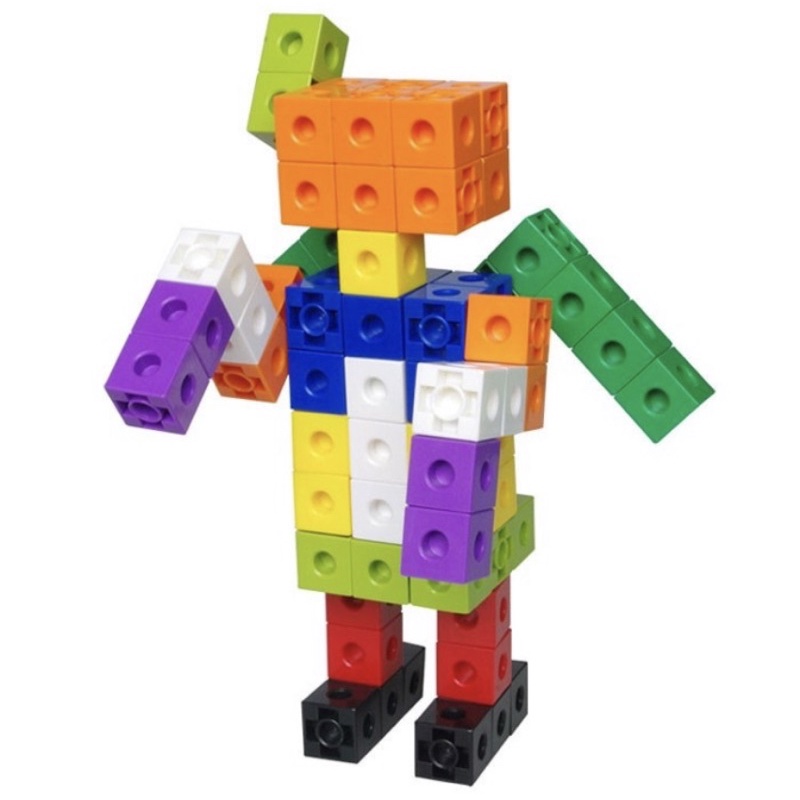 Mainan Edukasi Linking Cubes - Math Link Cube