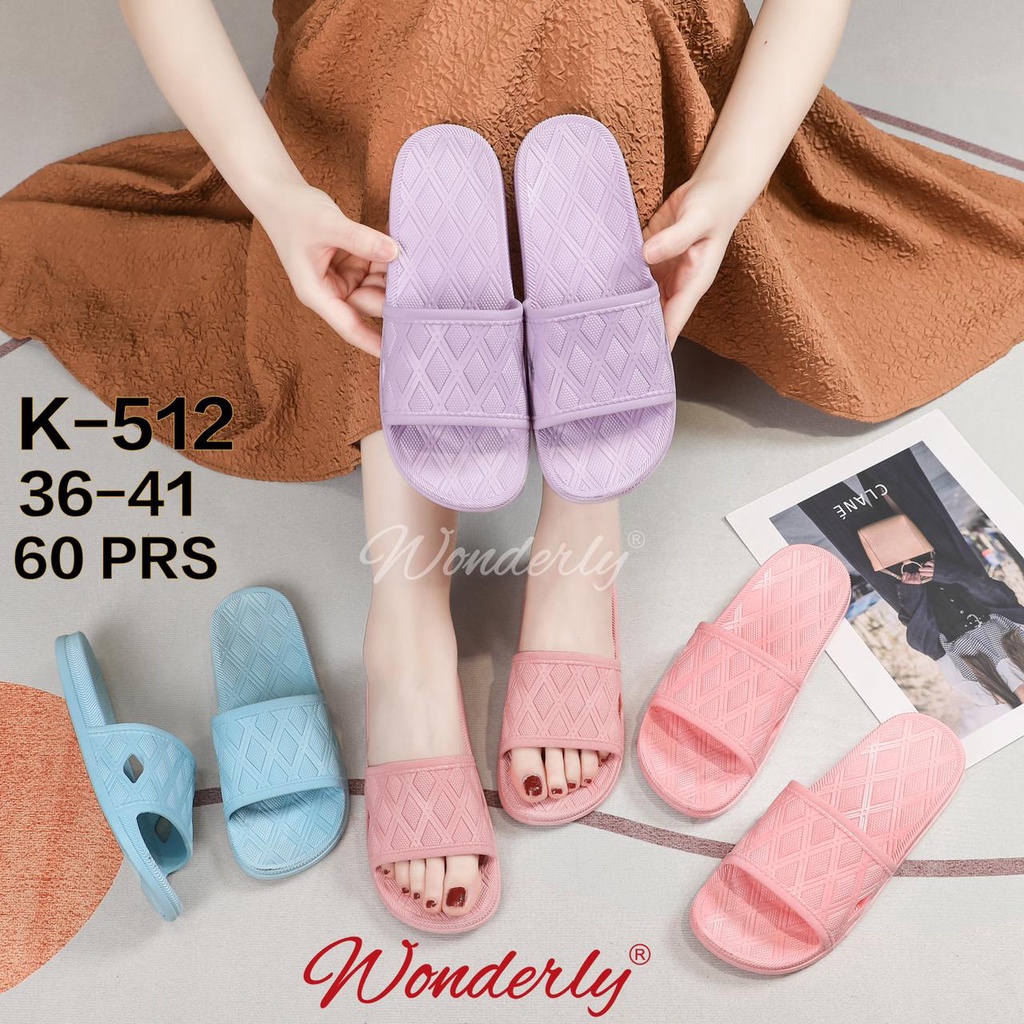 SENDAL KARET WANITA ANTISLIP WONDERLY K512