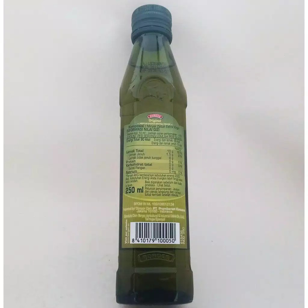 BORGES Extra Virgin Olive Oil 250 ml / Minyak Zaitun Extra Virgin 250ml