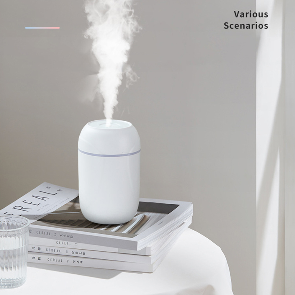 Salorie Humidifier / Air Purifier / Atomizer Nano Spray Ultrasonik 260ML Portable USB Rechargeable Dengan Lampu LED 50ML