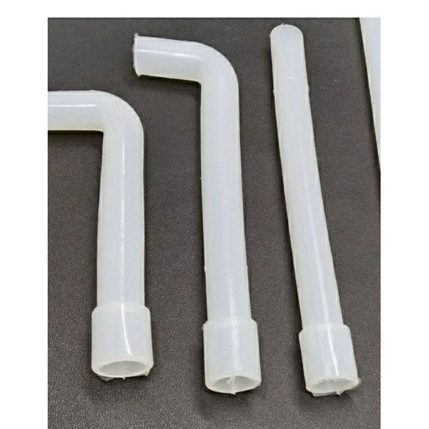 Selang Karet Silicone Air Dispenser Bengkok L Pendek No 1