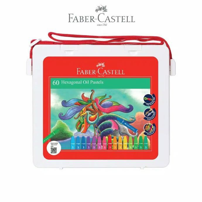 

PERALATAN MENGGAMBAR CRAYON / OIL PASTEL FABER CASTELL 60 WARNA PERALATAN LUKIS