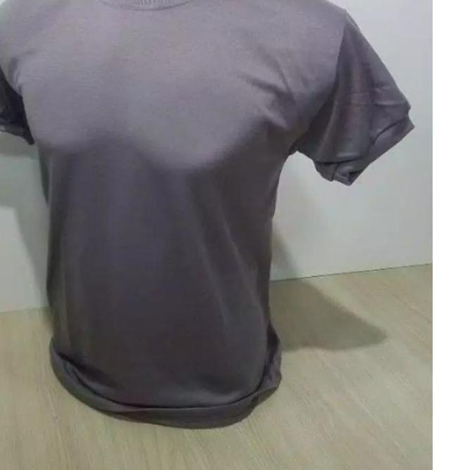 kaos coklat polos dalaman polisi dan satpam