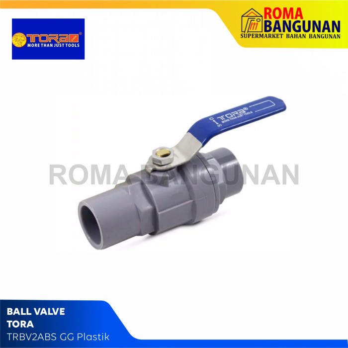 Tora Stop Kran / Ball Valve  GG Plastik 1/2&quot; 1&quot; 2&quot; TRBV - 1/2&quot;