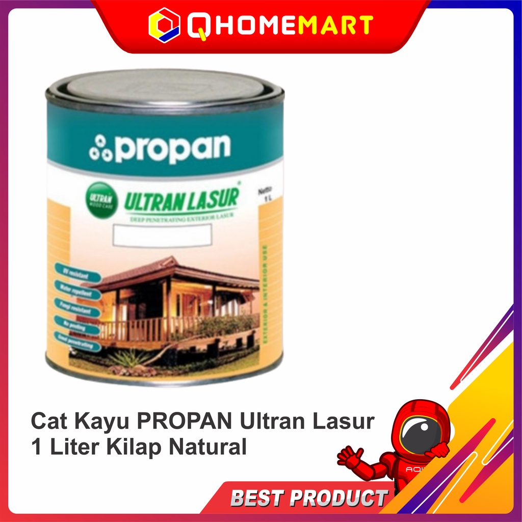 Cat Kayu PROPAN Ultran Lasur 1 Liter Kilap Natural