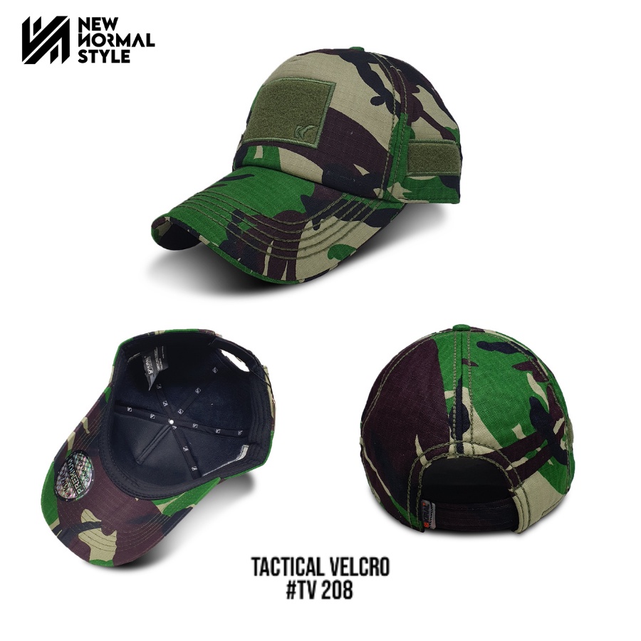 Topi Pria Distro Baseball Jaring Tactical Komando Pria Wanita Cowok Kekinian Original Keren Dewasa Murah TACTICAL VELCRO SERIES