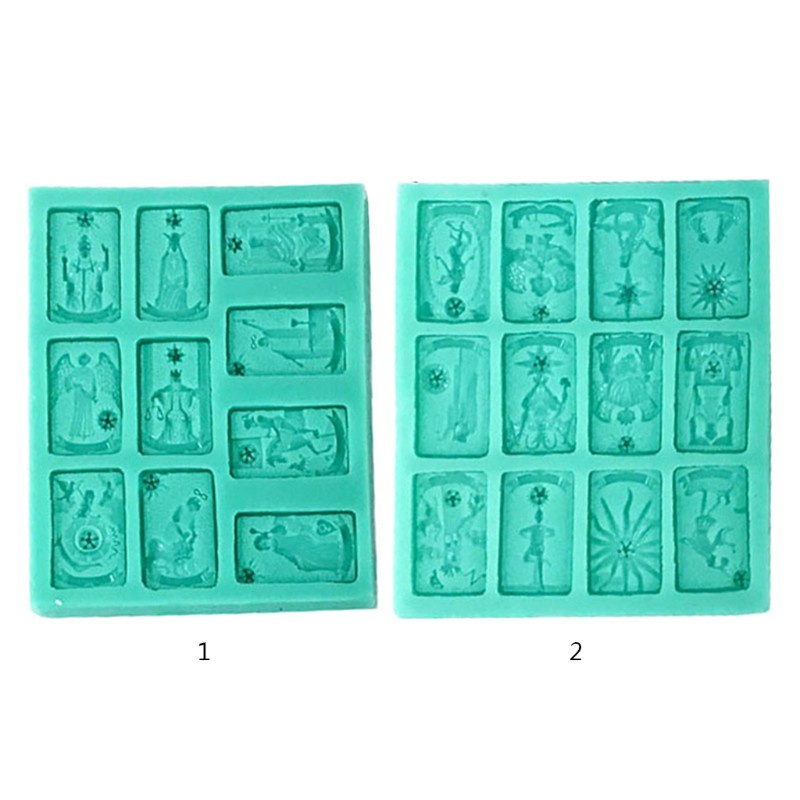 Glitter DIY Craft Card Necklace Epoxy Resin Mold Earrings Pendant Casting Silicone Mould