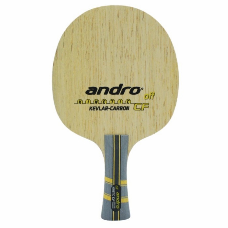 BET PINGPONG TENIS MEJA ANDRO KINETIC OFF KEVLAR CARBON KAYU SERANG