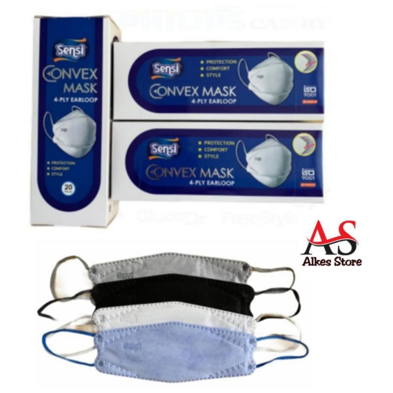 Masker Sensi Convex 4Ply Masker Convex