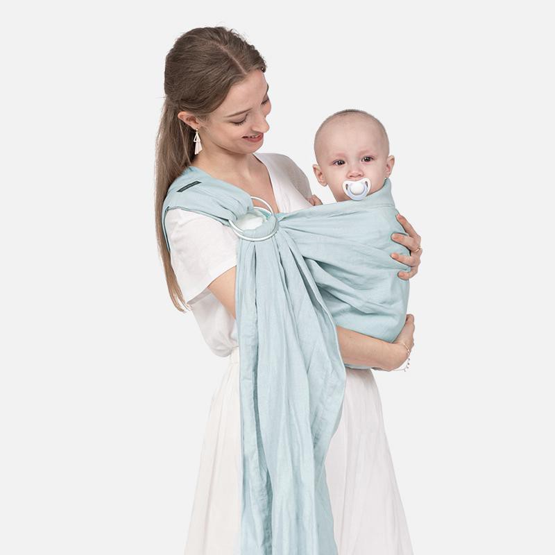 Tweeling &amp; Co Gendongan Kain Ring / Baby Ring Sling - Carrier Bayi Cotton Linen Katun Cukin