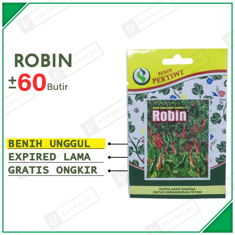 Robin F1 Bibit Cabe Rawit Pedas Unggul Benih Cabai Rawit Merah Hibrida