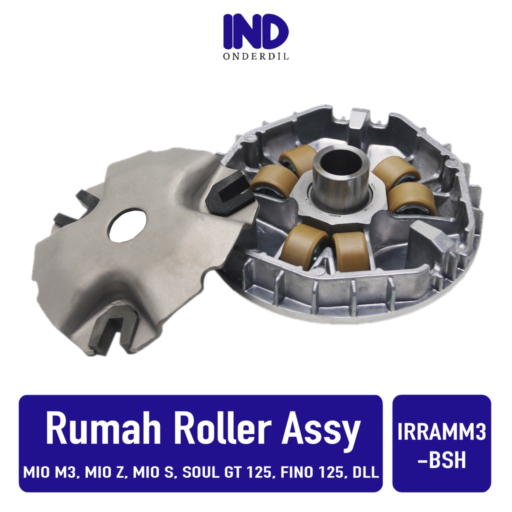 Rumah Roller-Roler Assy-Penutup-Tutup-Slider-Set-Lengkap-Komplit Dengan Bosh Mio M3-Z-S &amp; Soul GT 125 &amp; Fino 125 &amp; X-Ride 125