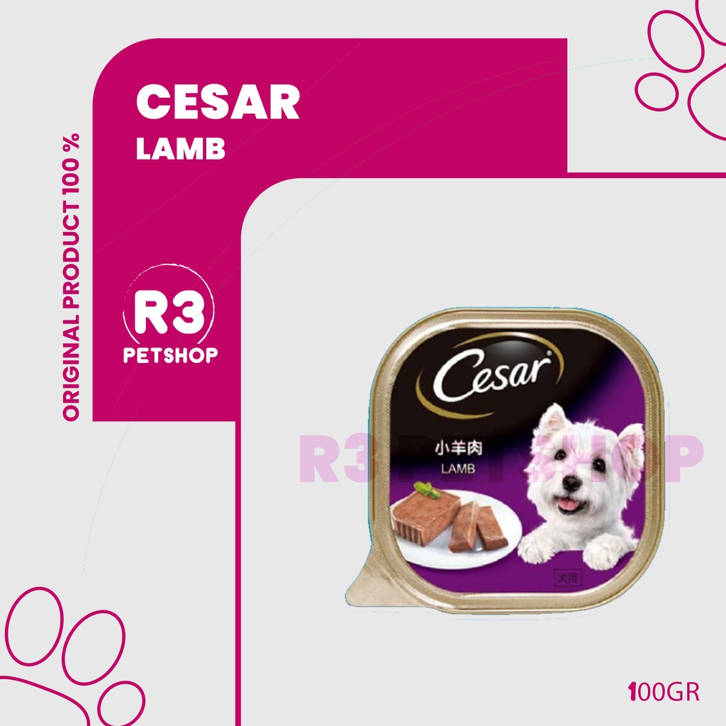 Cesar 100gr / Wet Dog Food / Makanan Anjing Basah