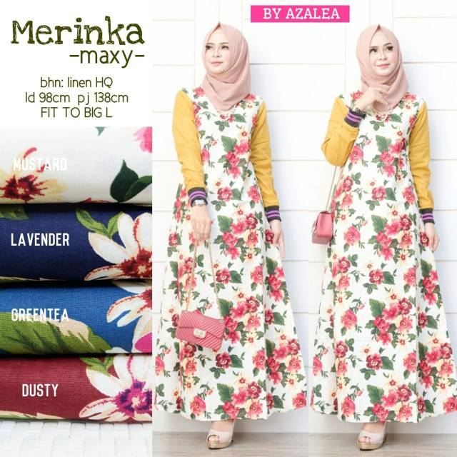 Merinka Maxy ori by Azalea / Dress / murah