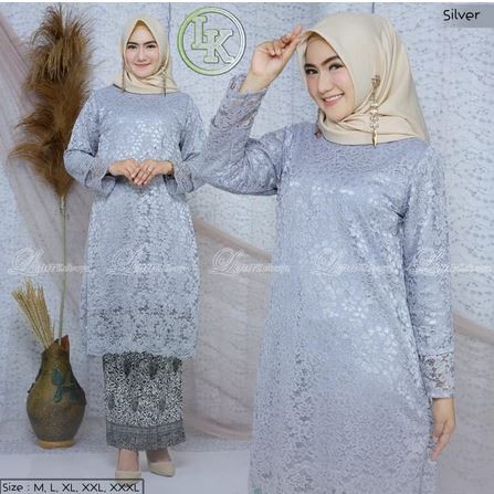 set kebaya tunik lengan tundak berkualitas