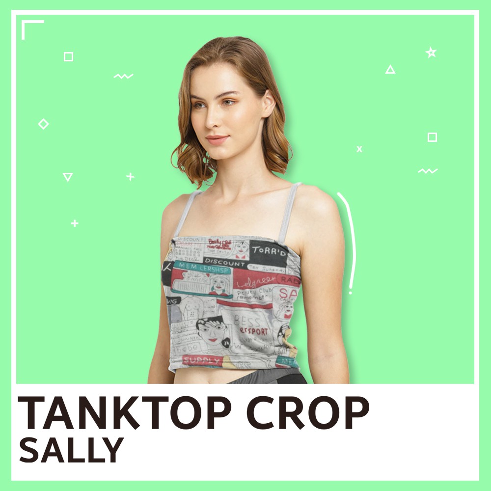 Tanktop NH08 / Tanktop Tali Polos NH08/tanktop crop wanita - YELONIX-SALLY