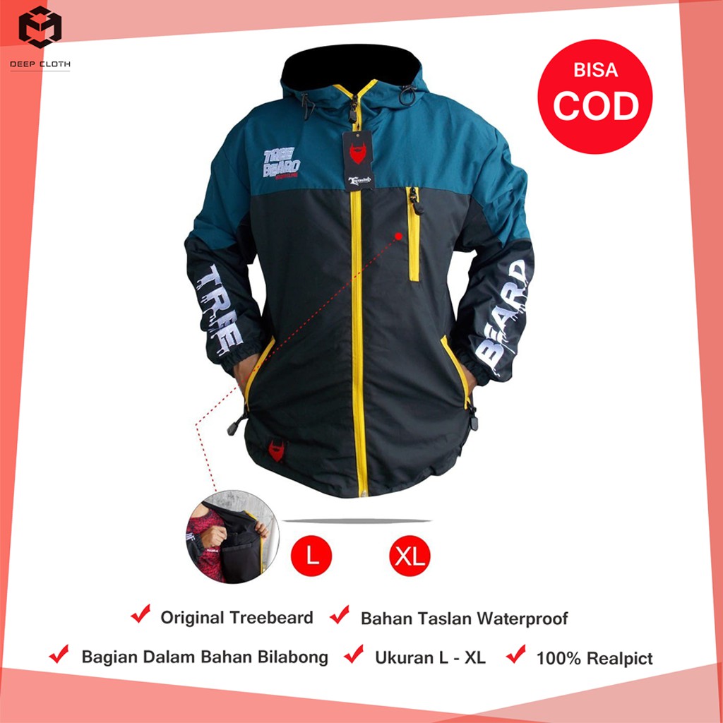 [BISA COD] JAKET PRIA TERBARU STORMLINE TREEBEARD PRIA WANITA OUTDOOR STORM LINE TREEBEARS TREEBEARD