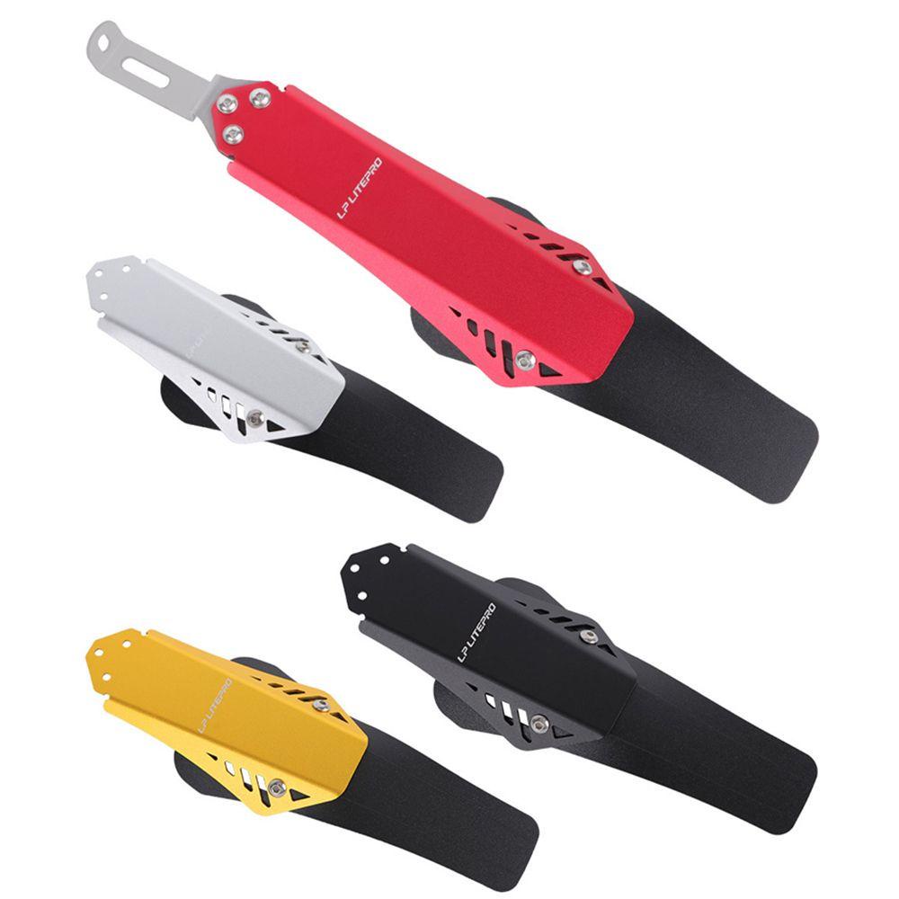 Lanfy Sepeda Mudguard Plastik 1pasang Bagian Sepeda Depan Belakang Mud Guard Spakbor Sepeda Adjustable