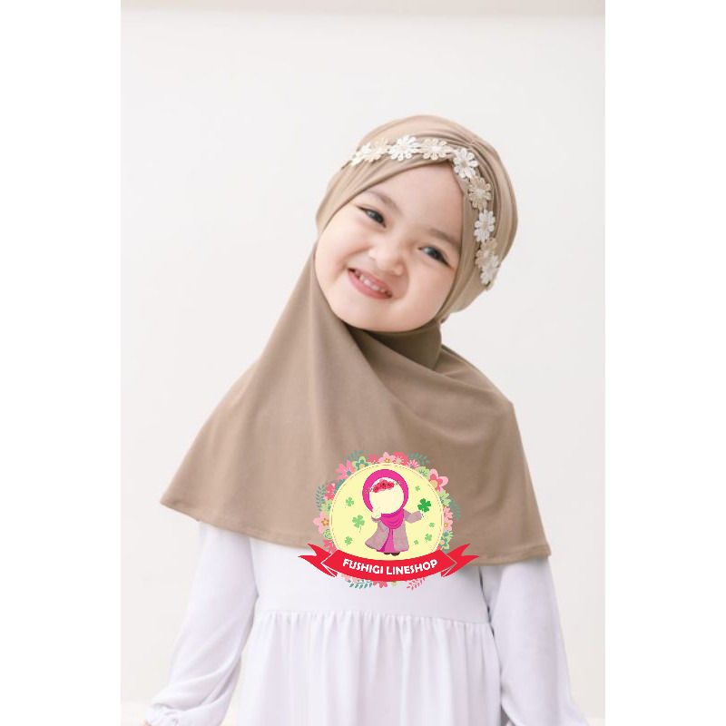 Hijab Anak - Zahra Flower Crown