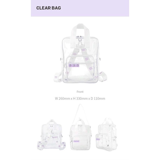 BTS ARMY MERCH BOX 7 - SHARING (Khusus Clear Bag Set)