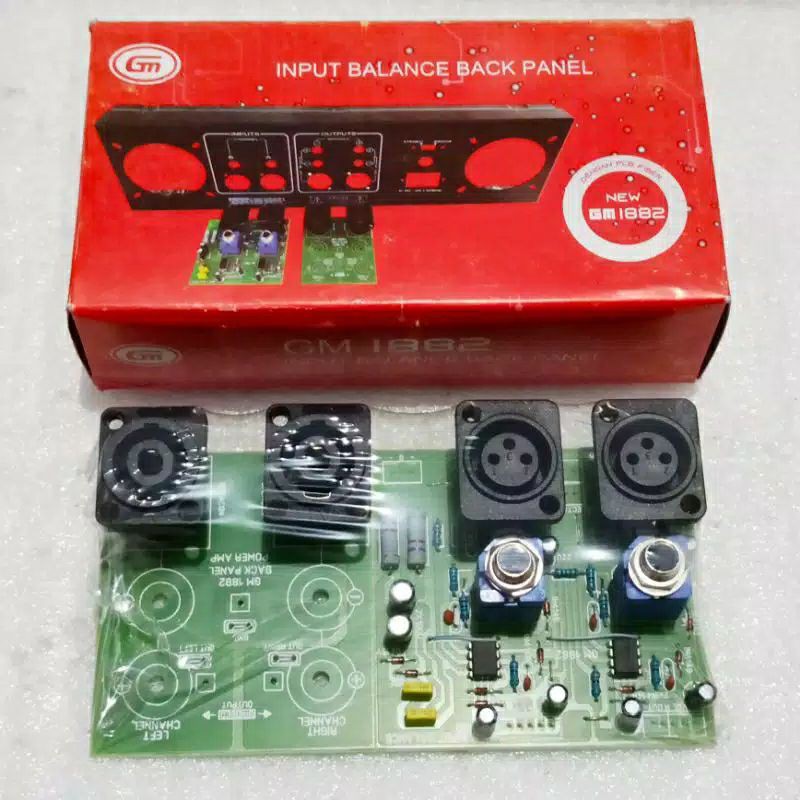 kit input balance back panel GM cocok untuk box power ca20 ca12 ca30 thunder p6500 dll