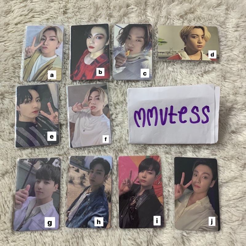 PC PHOTOCARD JK JUNGKOOK OFFICIAL BTS DVD POB BUTTER MCB CLUE ROUTE WINPACK LD BE BUTTER