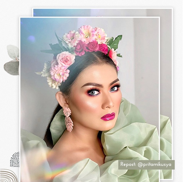 𝙏𝙪𝙩𝙪𝙡𝙡𝙚 Ruffle Makeup Basic / Polos Silk Organza / Ruffle MUA / Ruffle Organza / Kimono Makeup