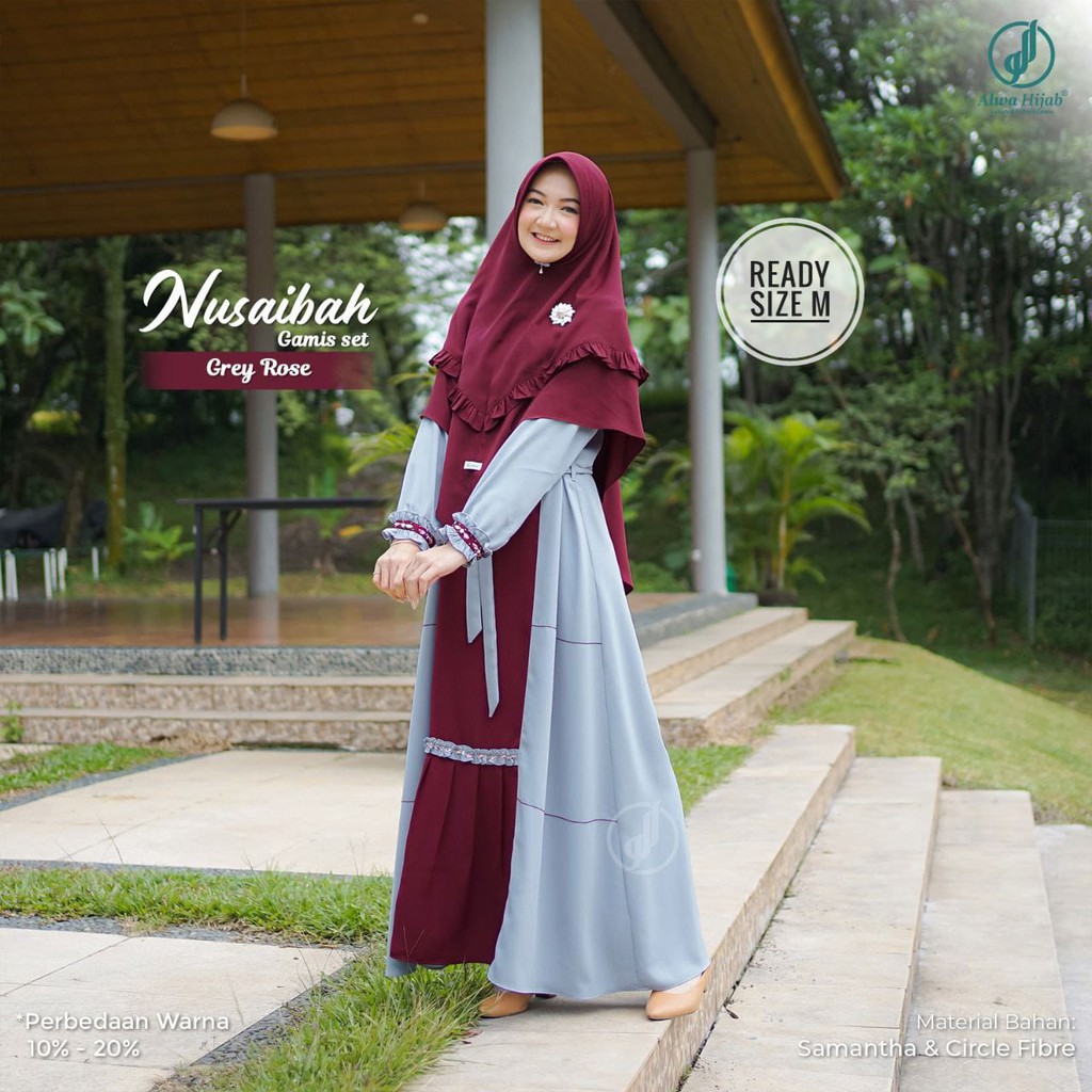 Gamis set Nusaibah by Alwa HIjab