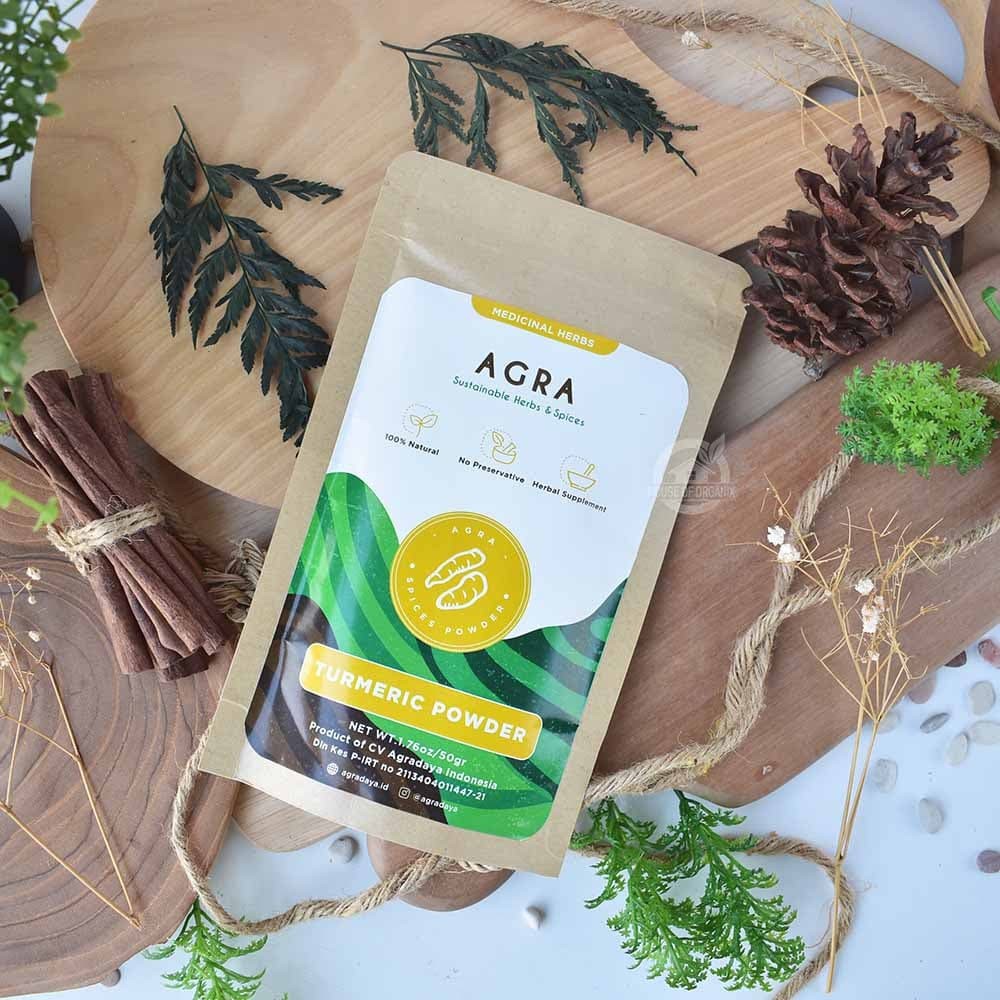 

PROMO AGRA TURMERIC POWDER ( SERBUK KUNYIT ) 50 GR TERMURAH