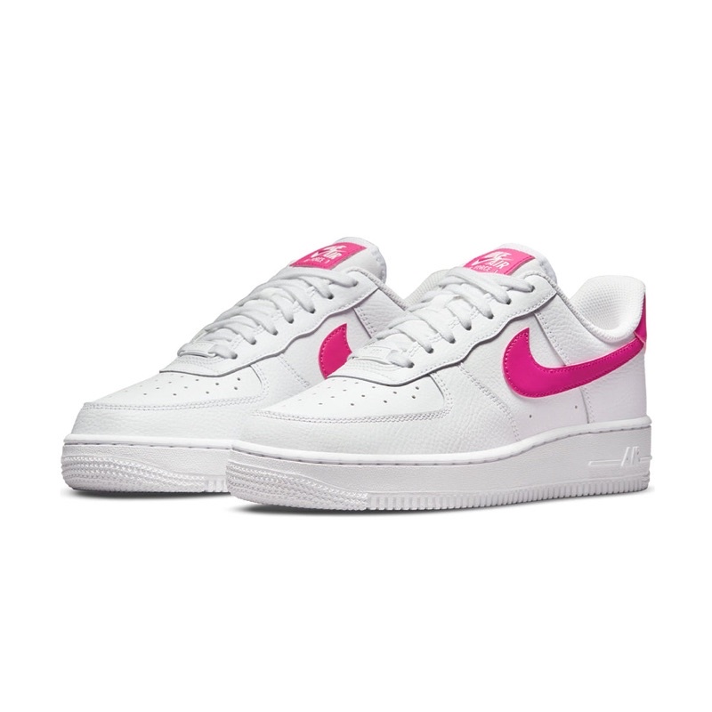 white air forces with pink