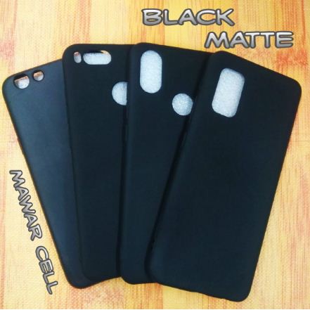 SOFTCASE / CASING / SILIKON BLACKMATTE REDMI  6 / REDMI 6A / REDMI 6 PRO / REDMI S2