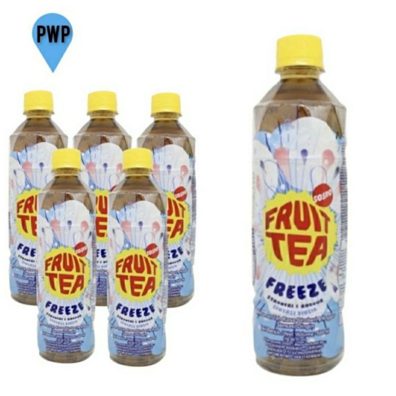 

Fruit Tea Freeze Sosro Kemasan Botol 350ml Paket 6 Pc