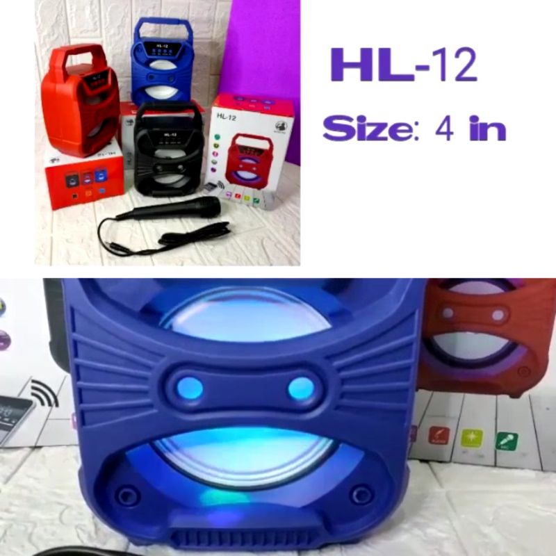 speaker bluetooth Hl-12 set mic  speaker