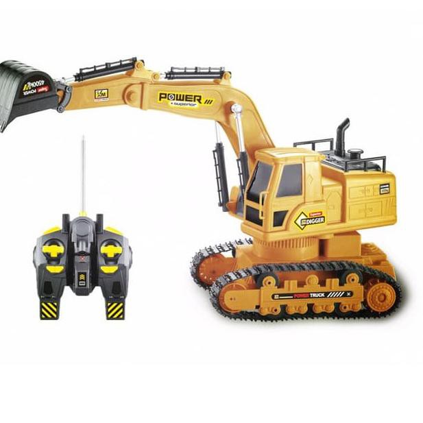 zdw 458 Mainan remote  control  RC Truck Excavator Power 