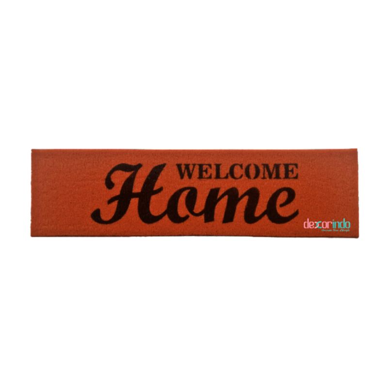 DEXORINDO - KESET WELCOME HOME PRINT - keset welcome | karpet-ORANGE