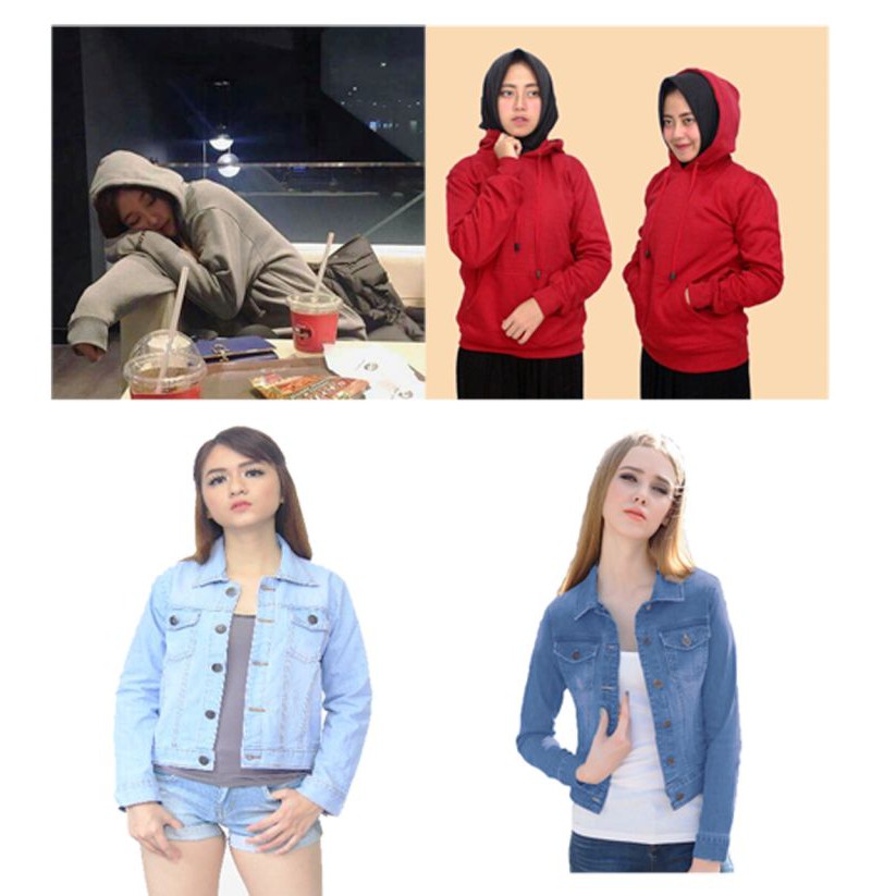 Baju Kekinian Sweater Wanita Model Potongan Longgar Hoodie Baju Kekinian Sweater Wanita Model Potongan Longgar Hoodie