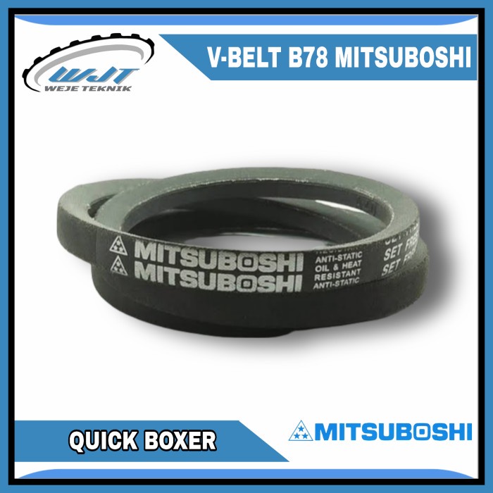 V-Belt Mitsuboshi untuk Traktor Bajak Sawah Quick BOXER