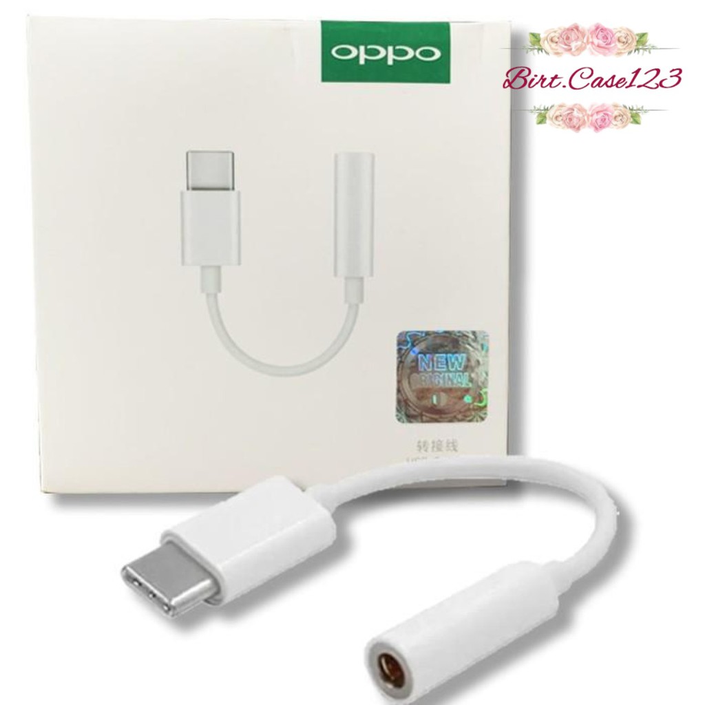 OPPO tipe c To 3.5mm adapter converter audio Jack 3.5mm adapter Headset tipe c original BC2127