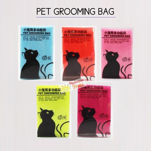 Pet Grooming Bag Kantong Kantung Mandi Grooming Kucing Anjing Hewan