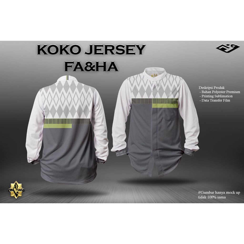 BAJU MUSLIM KOKO DEWASA/KOKO JERSEY