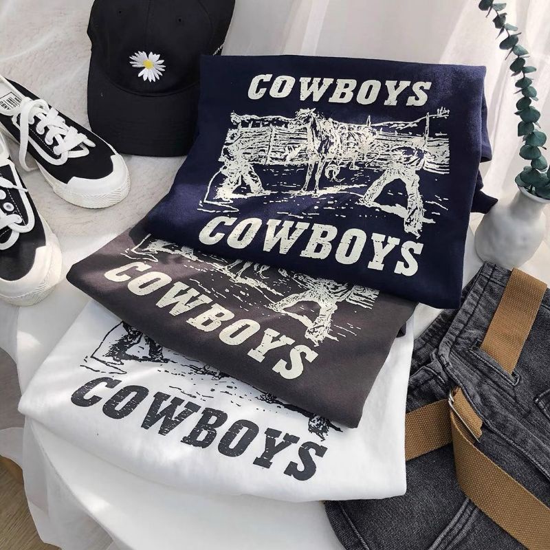 COWBOYS SWEATER - SWEATER CROP - SWEATER KOREA - SWEATER BASIC OBLONG