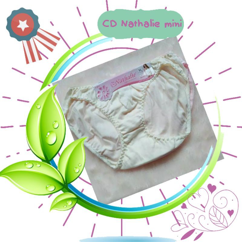 3 pcs Celana Dalam Wanita Nathalie mini/ CD wanita Nathalie