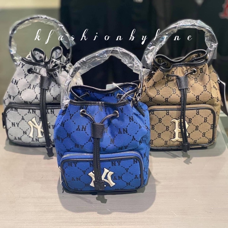MLB Monogram Diamond Jacquard Bucket Bag