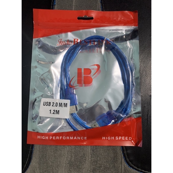 KABEL USB MALE TO MALE - KABEL USB COWOK COWOK 1.2Meter BESTLINK