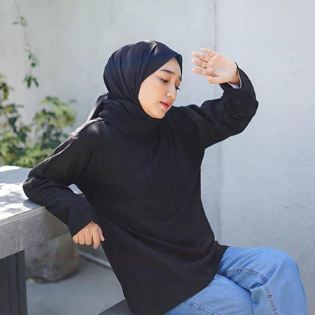 CUCI GUDANG!! Marsya Turtleneck Rajut Premium / Sweater Termurah Hits Selebgram