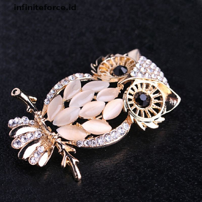 Bros Wanita Bentuk Hewan Burung Hantu Owl Premium Import