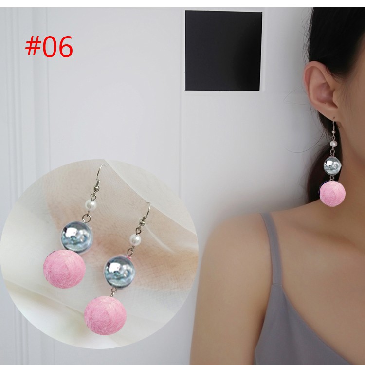 Anting wanita panjang fashion korea #377