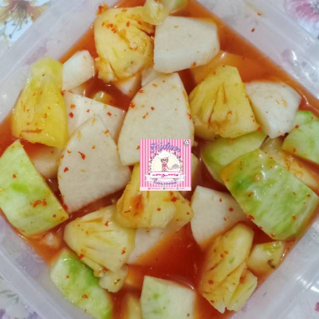

asinan nanas-bengkoang-kedondong