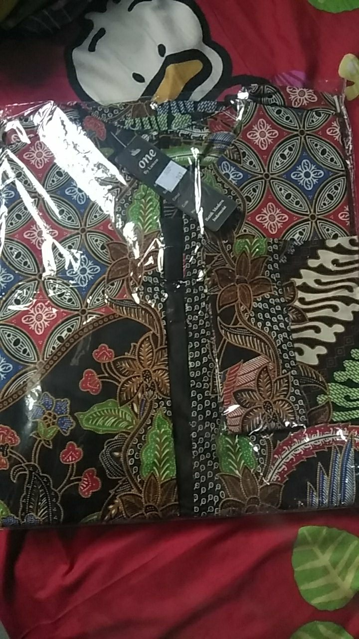 Atasan Batik Wanita 242 Abo / Batik Modern Bahan Katun Strech / Batik Wanita Jumbo